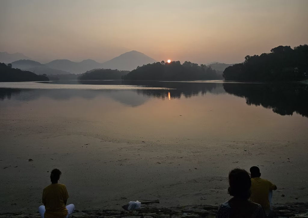 Sunrise at Neyyar Dam